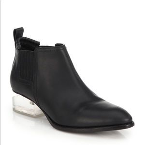 Alexander Wang Kori boots with Lucite heels